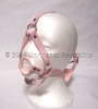 Sissys Pink Head Harness Ring Gag